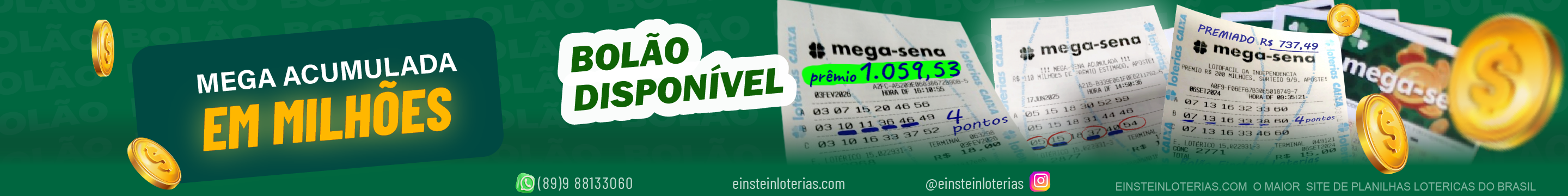 Bolão Mega sena